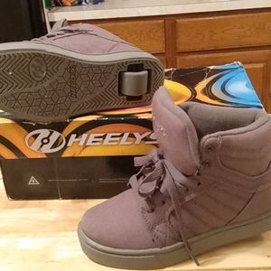 Gray Heelys Sneakers Size 2  Basically New